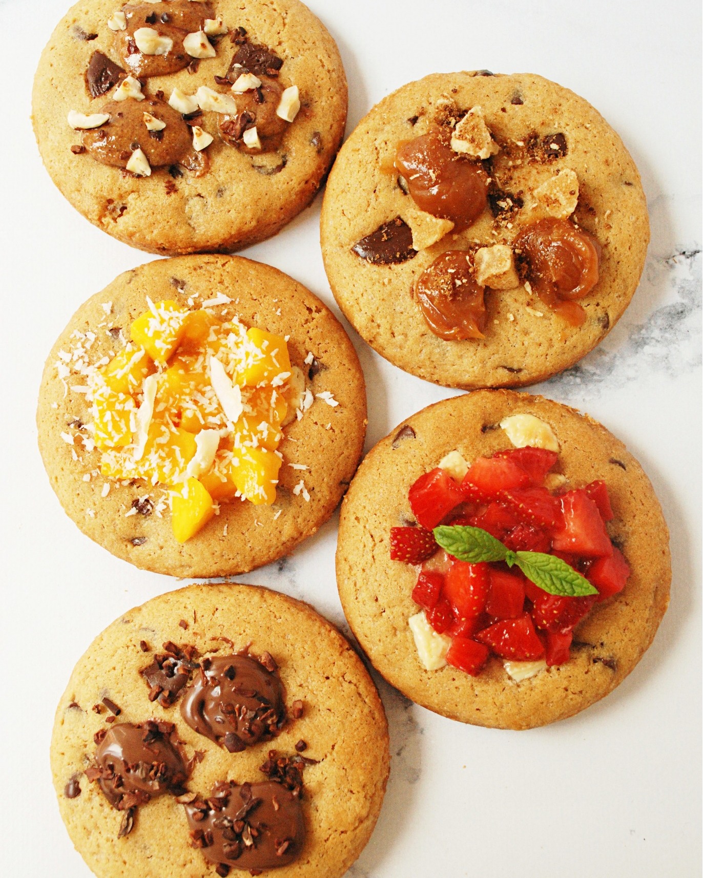 Assortiment de cookies faits maison – Charlotte en Papilles, pâtissière à Saint-Laurent-la-Gâtine